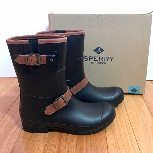 sperry walker fog rain boots